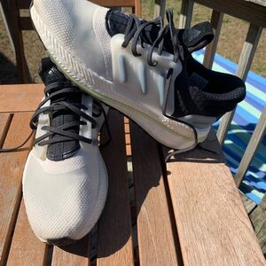 Adidas X_PLRBOOST White and Black Sneakers